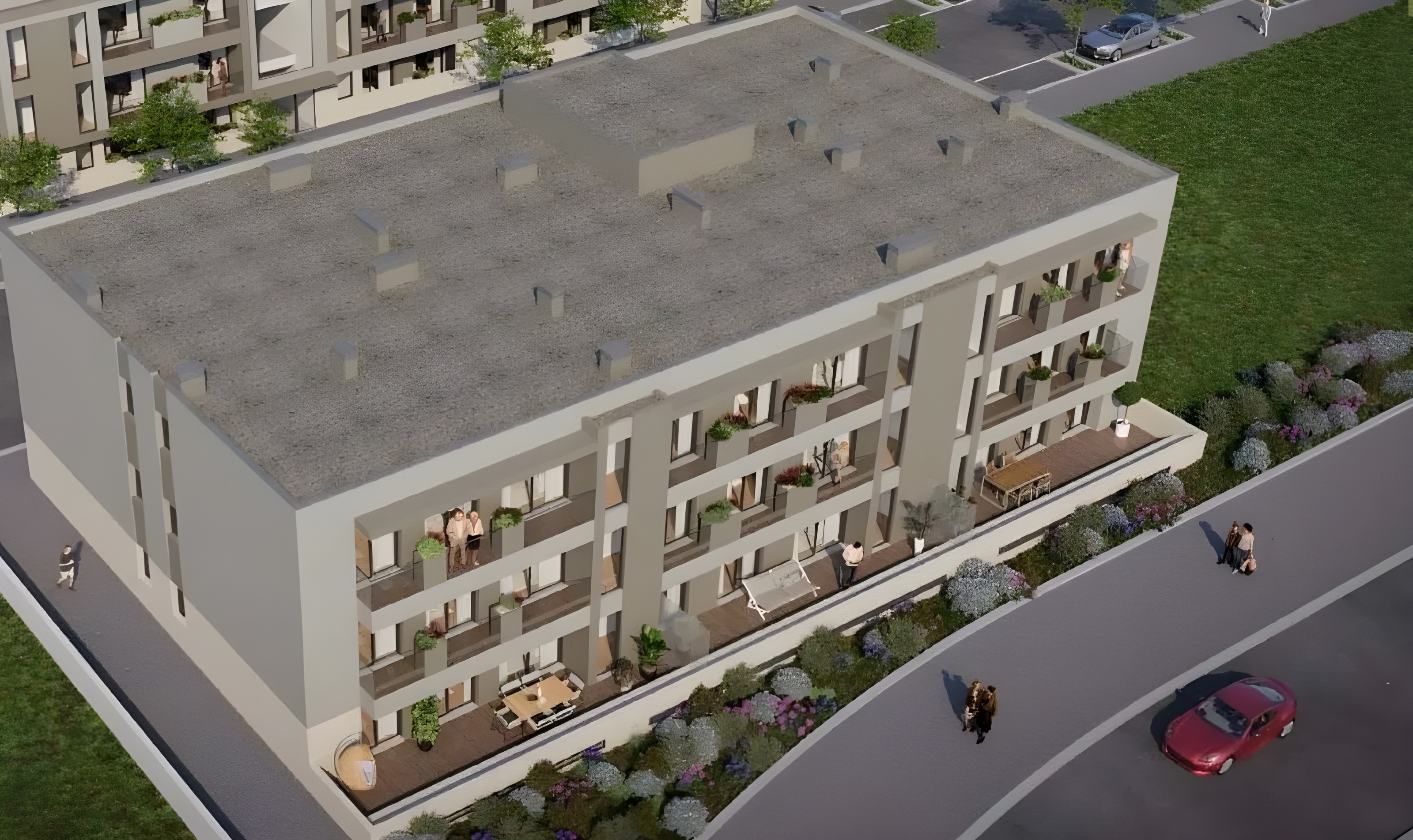 T2+1 com terraço de 33,5 m² e garagem no GreenValley — miniatura 6