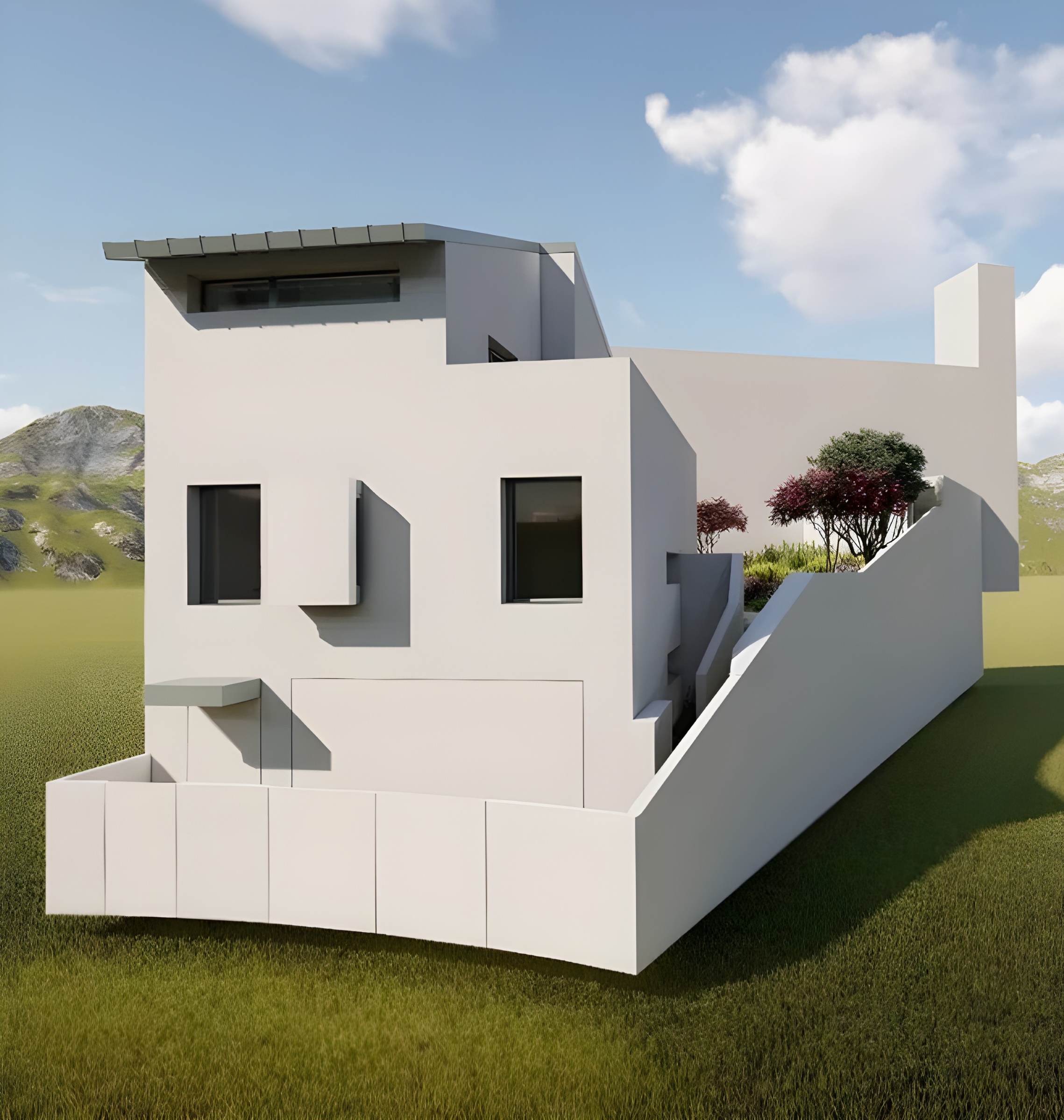 Terreno com projeto aprovado para moradia T3 pronto a construir — miniatura 3
