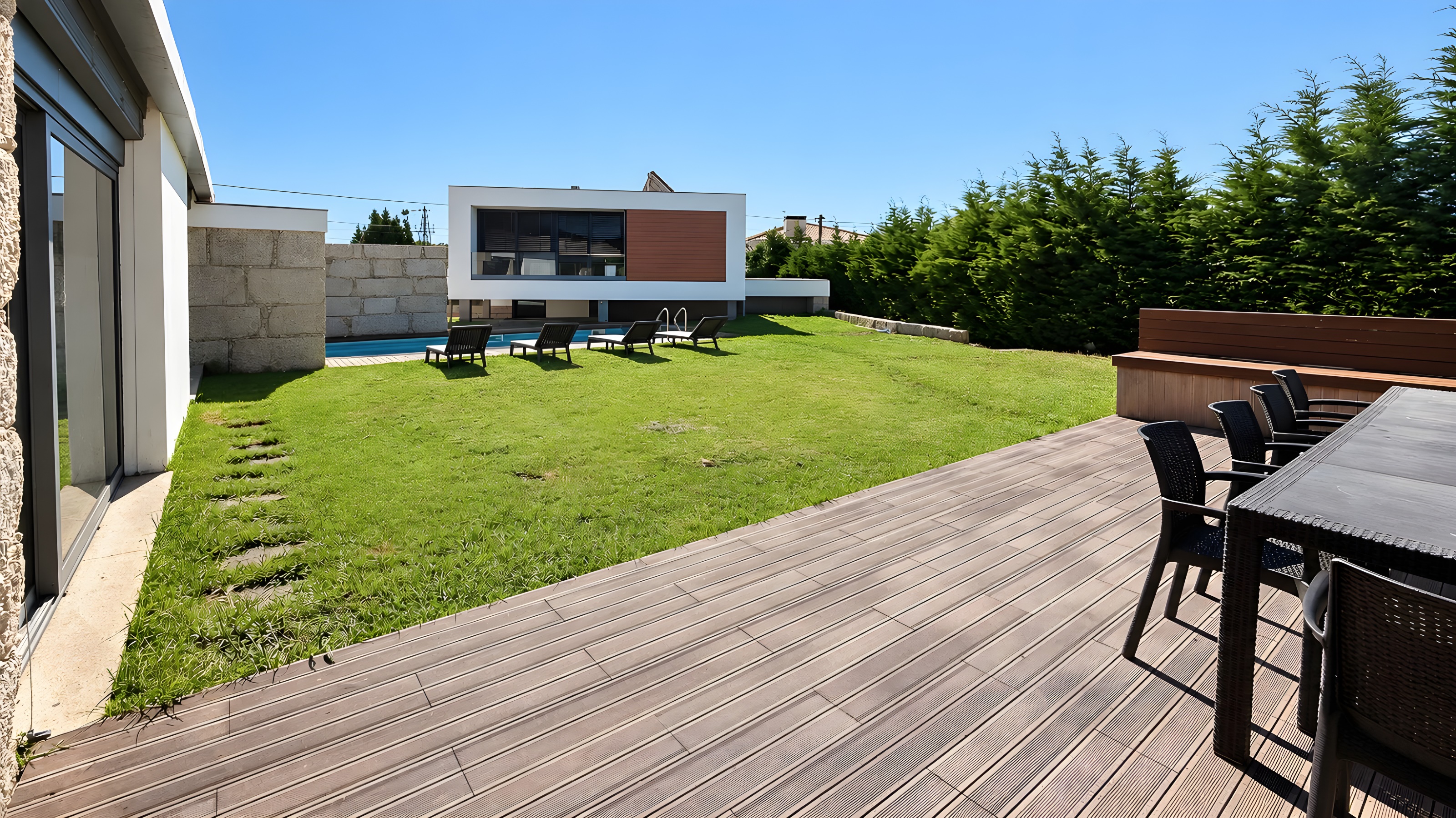 Moradia independente T3 com piscina, jardim e garagem em Moreira — miniatura 4