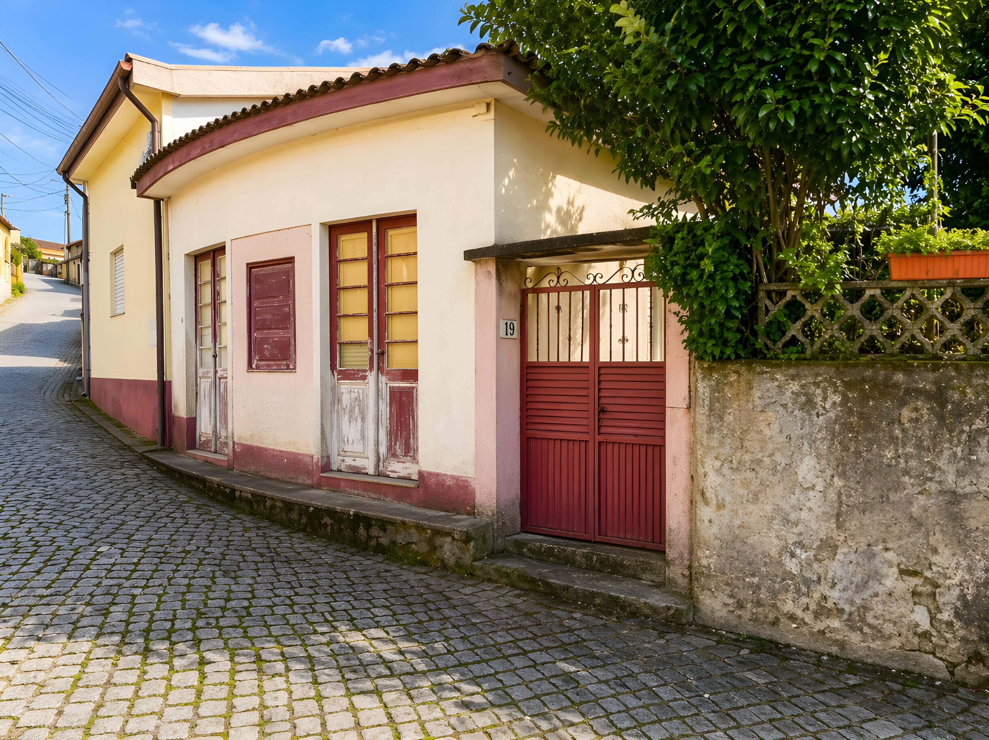 Moradia T3 para reabilitar em Perosinho com jardim e garagem