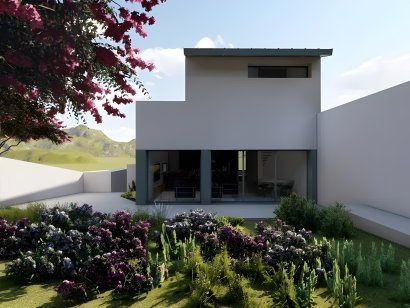 Terreno com projeto aprovado para moradia T3 pronto a construir