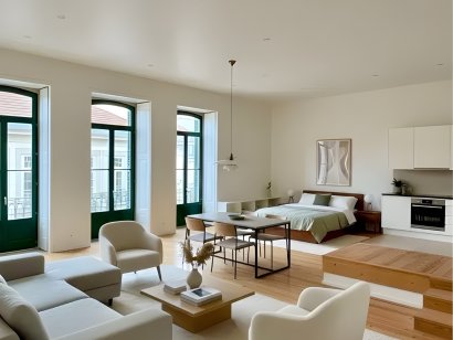 T0 novo de charme no centro histórico do Porto com potencial AL