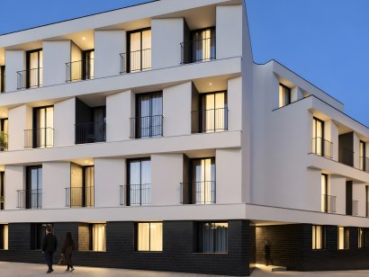 Apartamento T0 novo com varanda e garagem no Campus Residence