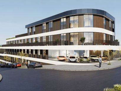 T0 em construção no edifício Live Urban no centro de Lousada